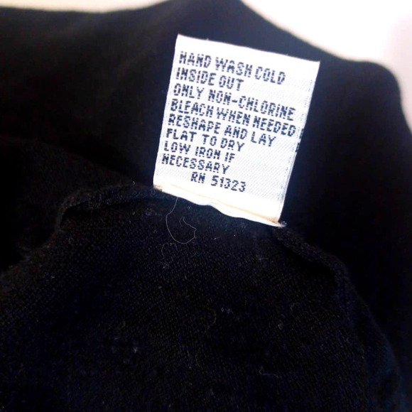 Kenneth Cole Reaction Women Sz M Black Silk Blend Drape Front Cardigan Work - Picture 6 of 7